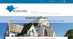 Desktop Screenshot of bourg-immo.com