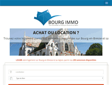 Tablet Screenshot of bourg-immo.com